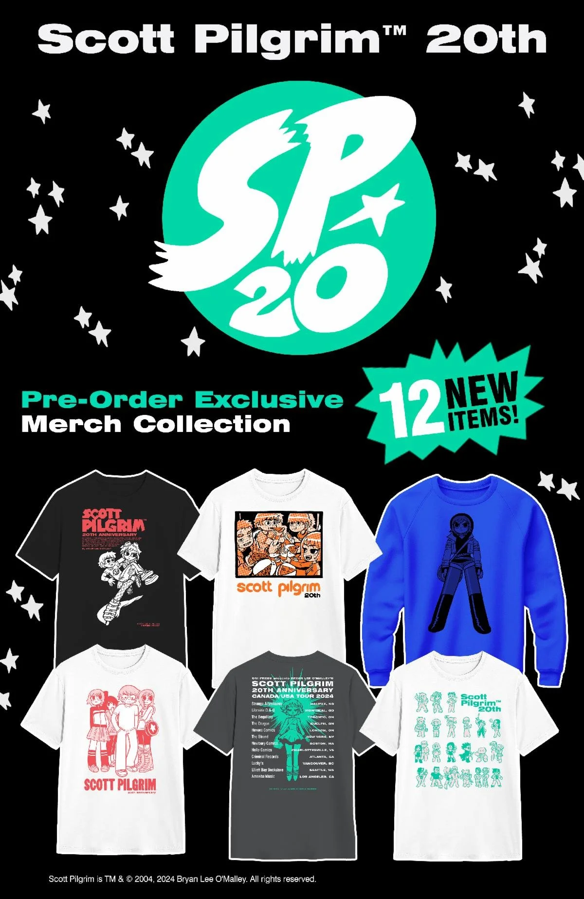SCOTT PILGRIM SP20 MERCH – Celebrate 20 Years of Bryan Lee O